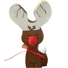 Christmas Wooden Hand Craft Deer Decoration