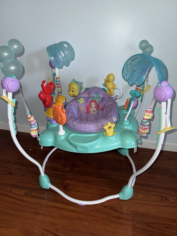 Bright Starts Disney The Little Mermaid Sea of Activities Activity Center Jumper