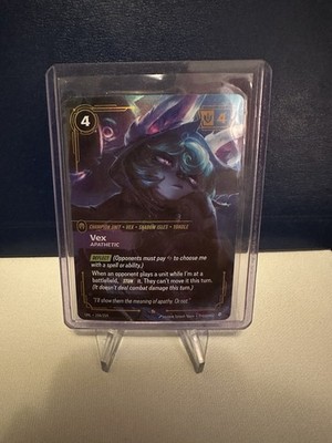 Vex Apathetic 150/219 Unleashed Foil Epic Riftbound League of Legends English NM