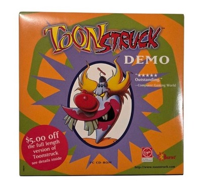 Toonstruck Demo PC CD-ROM 1996 Virgin Interactive Retro Vintage Videospiel retro