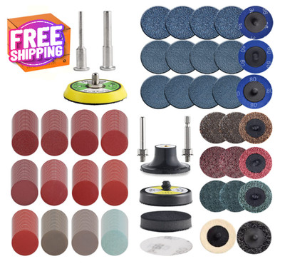 Discos De Lija Psa Premium De 270 Piezas De 1/8''&1/4'' Cada Uno De 36-3000 Arena