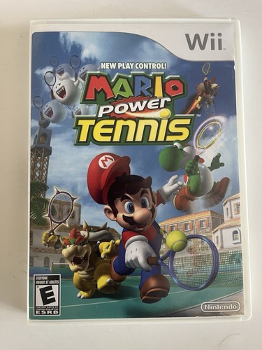 Nintendo Mario Power Tennis New Play Control (Wii, 2009) CIB w/ Manual & Inserts