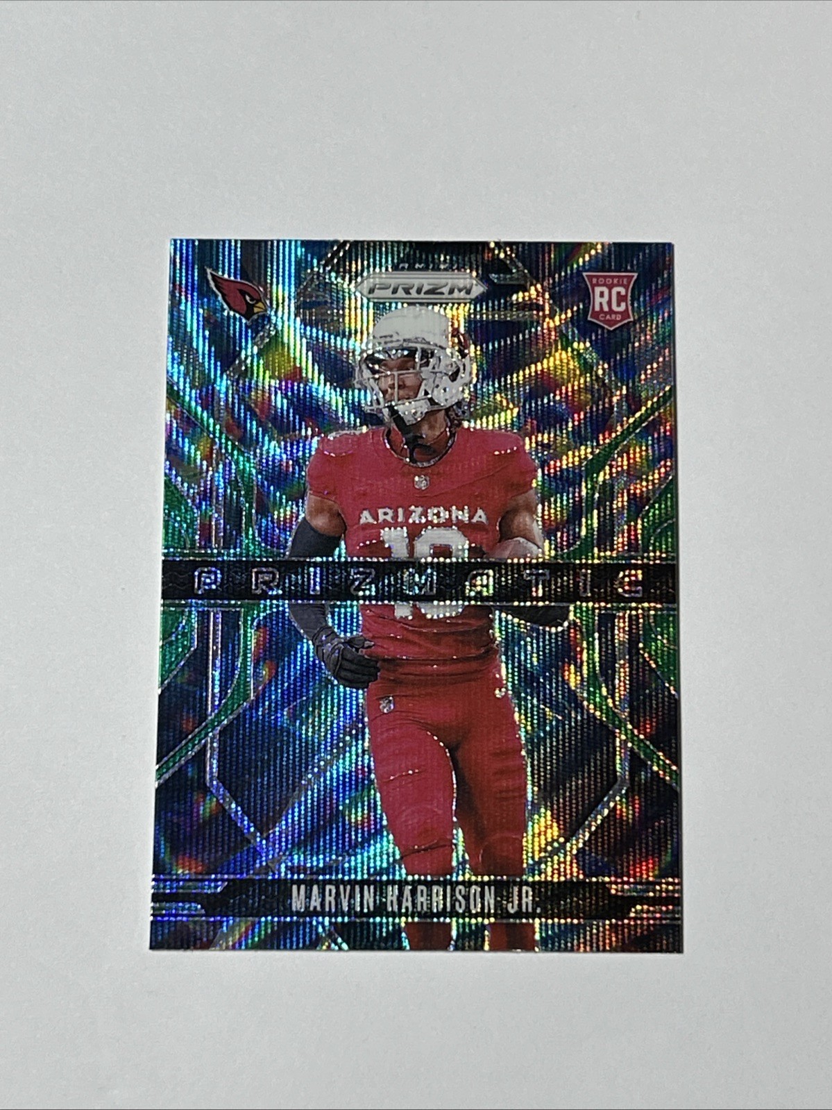 2024 Panini Prizm - Prizmatic Marvin Harrison Jr. #12 Green Wave Prizm (RC)