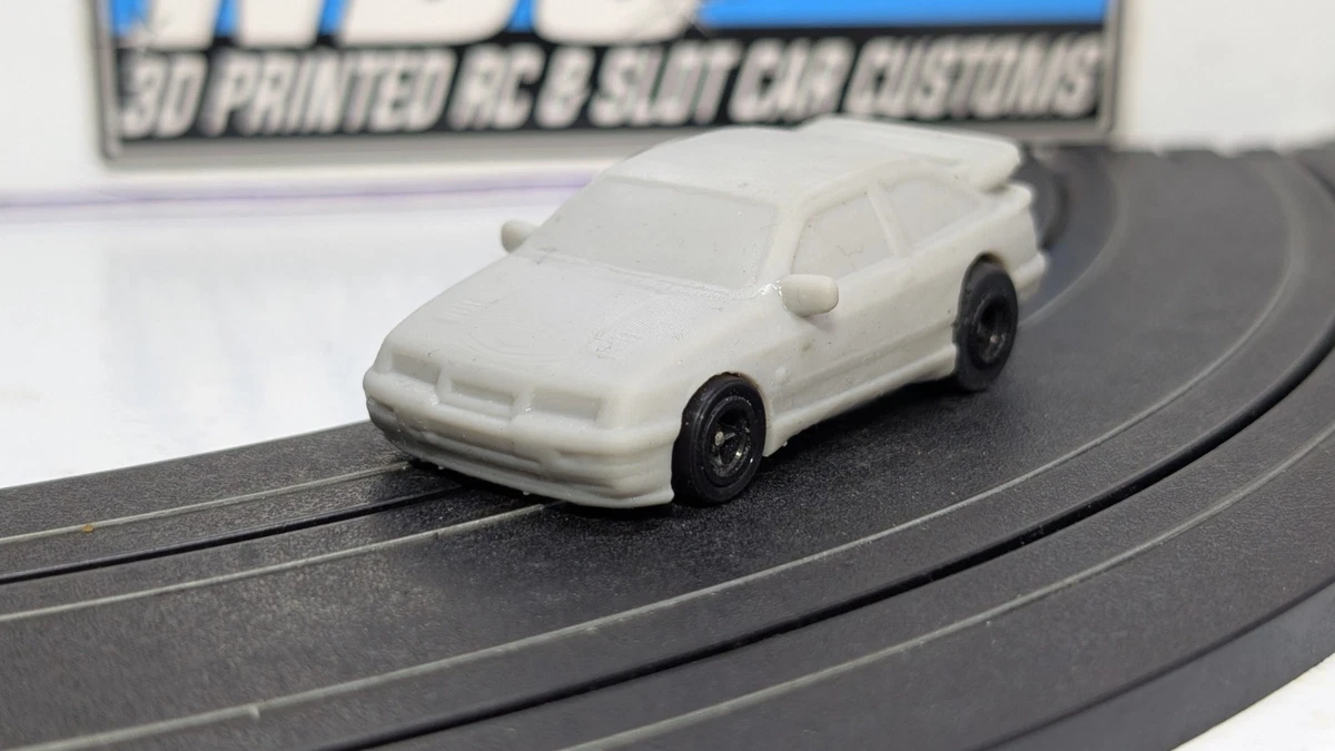 AFX Slot Car 3d Printed Body Ford Sierra RS500 Suit Tomy Turbo 1.5 Chassis