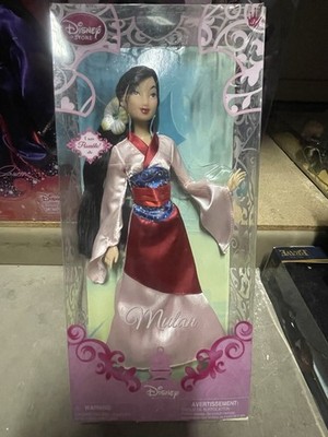 Disney Store Exclusive Princess Mulan Doll 12  Disney Princess Collection NEW