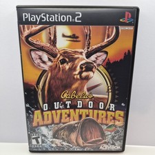 Cabela's Outdoor Adventures (Sony PlayStation 2, 2005) With New Cover 
