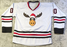 Griswold Hockey Jersey Mens XL #00 Moose Christmas Vacation Fight Strap