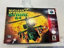 Nuclear Strike 64 (Nintendo 64, 1999) Box Manual Complete N64