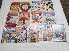 Quiltmaker the Pattern Magazine  Quilt Almanac Mixed lot of 13 vintage 1990's