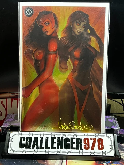 Justice League Unlimited #6 SZERDY SIGNED FOIL VIRGIN w/ COA