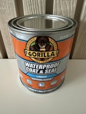 Gorilla Waterproof Coat Seal Clear 473ml Weatherproof Liquid Sealant 473ml