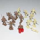 Marx 1950s Jungle Jim Native & Explorer Figures 16 Pieces