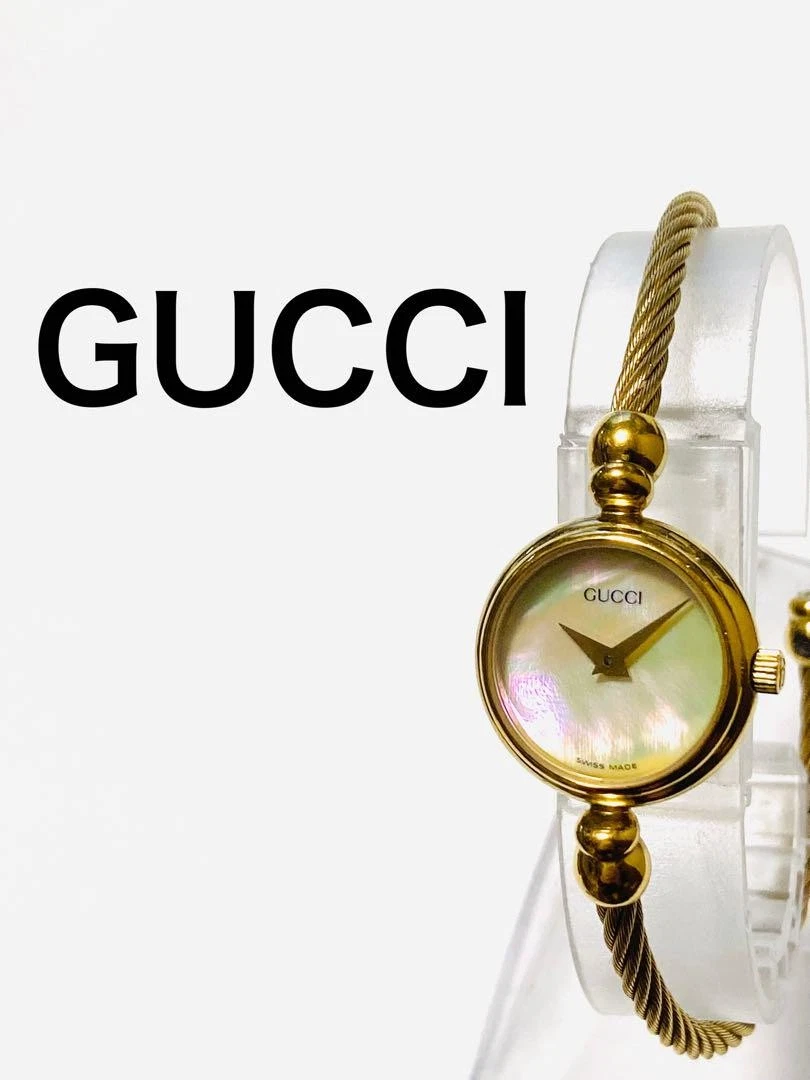 Gucci Bracciale Orologio Quadrante Conchiglia Donna Regolabile 