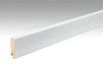 MEISTER Fussleiste Profil 15 F MK  Weiß DF (RAL 9016) 2266 - 2380 mm