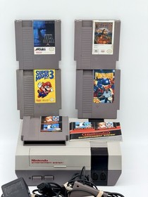 Nintendo NES Console Lot Bundle w/games & More Tested/Working!