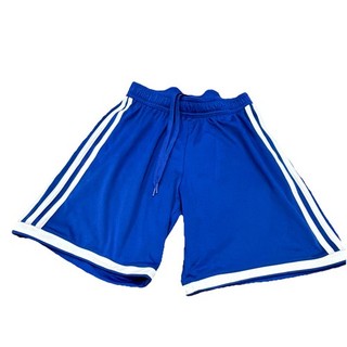 adidas Climalite Boy’s L Blue/White Jersey Polyester Athletic Shorts Drawstring