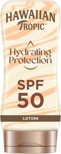 Hawaiian Tropic Hydrating Sunscreen SPF 50 180ml Water Resistant Vegan 57.39 per litre
