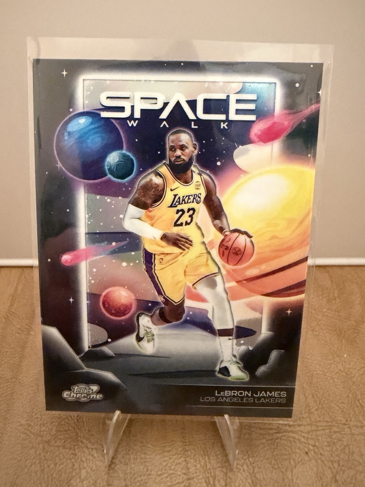 🔥 LEBRON JAMES 2025-26 TOPPS COSMIC CHROME SPACE WALK REFRACTOR LAKERS NBA