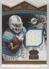 2015 Crown Royale Rookie ROYalty Memorabilia Die-Cut Bronze /199 Jay Ajayi d4y