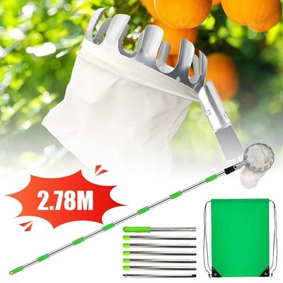 Obstpflücker Pflücker Einziehbar Ergonomisch Professionell Mit Teleskopstange