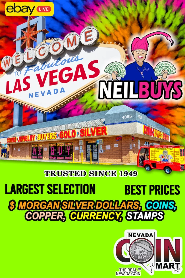 $ NEIL BUYS $ MORGAN SILVER DOLLARS, COINS, COPPER, CURRENCY, STAMPS #nL