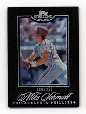 MIKE SCHMIDT 2006 TOPPS STERLING #156 RARE BASE CARD SP #090/250 BF9309