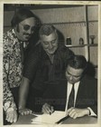 1969 Press Photo James Nassikas, Frankie Assunto, Frank Musiello at CAF Benefit — photo 1