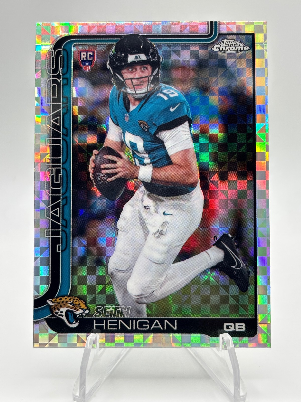 2025 Topps Chrome #399 Seth Henigan X-Fractor RC