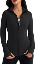 Womens Lightweight Zip Up Jackets 2025 Athletic Hoodies Fall Gym Shirts