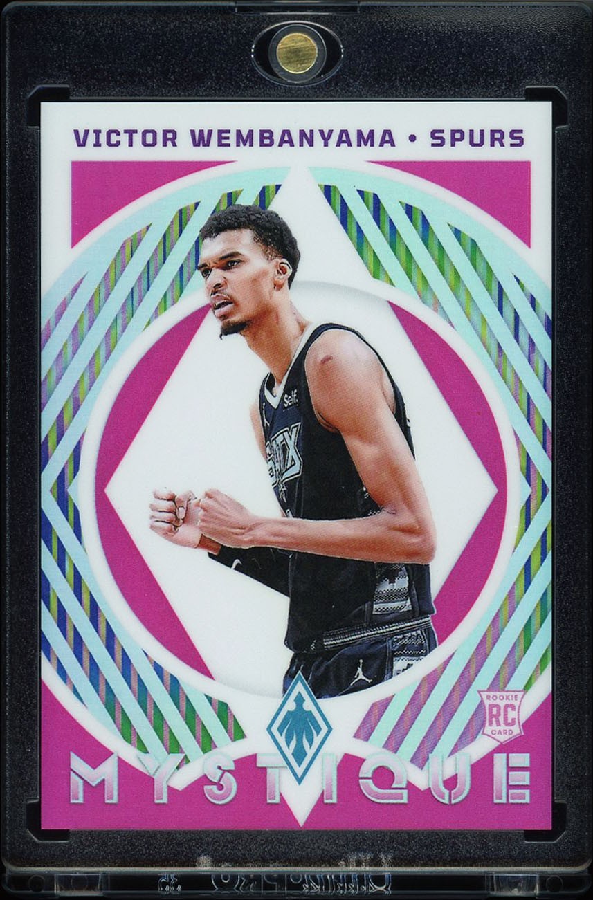 Victor Wembanyama 2023-24 Panini Phoenix #16 Mystique Pink Prizm Rookie /99