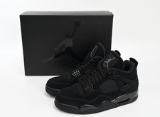 Jordan 4 "Black Cat" Men's Basketball Shoes - Black Mid Top Retro
