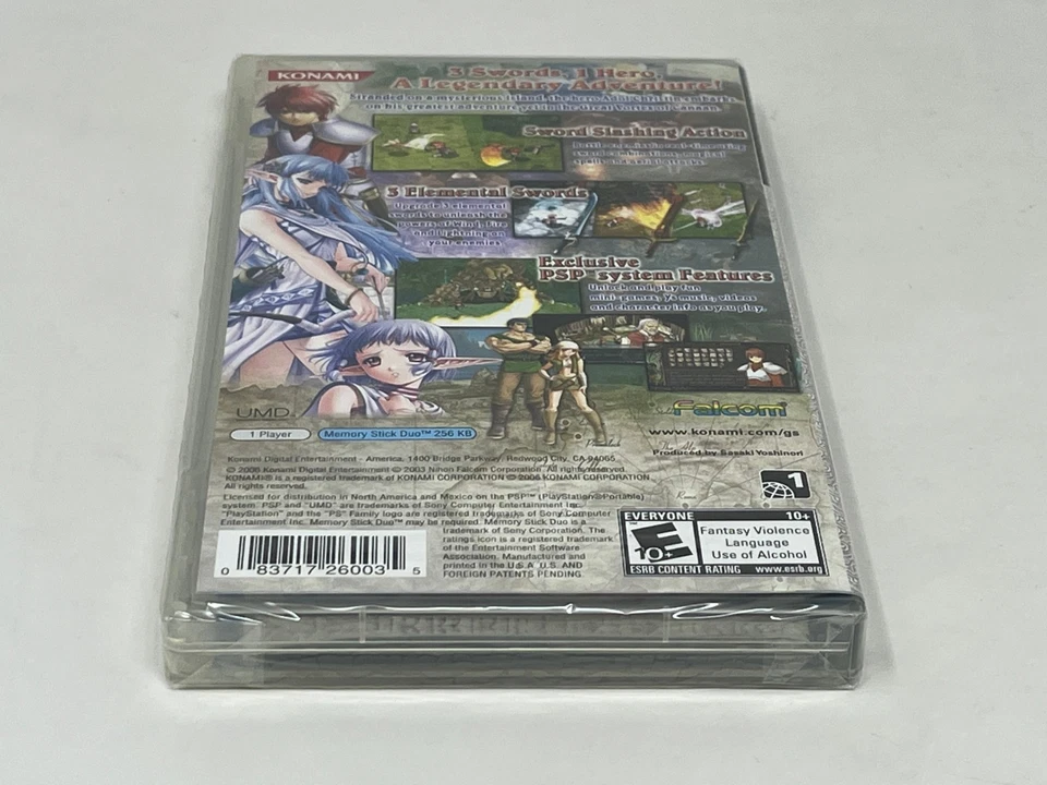 Sony PlayStation PSP - Y's Ark of Napishtim - BRAND NEW / FACTORY SEALED - Image 4 of 4
