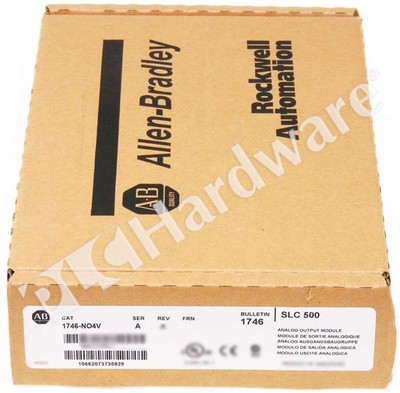 Open Pre-owned Allen Bradley 1746-NO4V Ser A SLC 500 4-Ch Voltage Output Module