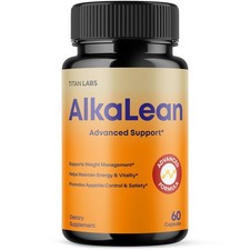 (1 Pack) Alkalean Advanced Energy & Fitness Support Formula Alka Lean 60 Caps