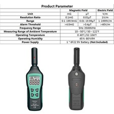 ⁺Mastfuyi EMF Meter Electromagnetic Radiation Detector Household Handheld High