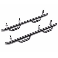 N-fab Gloss Black Cab Length Nerf Bars For Silverado Sierra 1500 2500hd Crew Cab