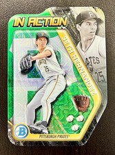 2025 Bowman Draft Mega Box SETH HERNANDEZ #BIA-21 In Action Green 33/99 PIRATES