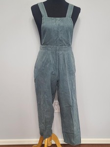 Vintage German Women's Overalls (29" Waist) Coveralls Workwear Bibs 1940s 1950s
