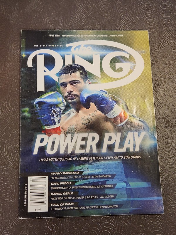 September 2013 The Ring Magazine Boxing Newsstand