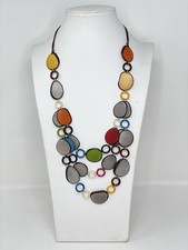 Handmade tagua Nut Set Necklace And Earrings