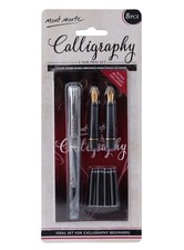 MONT MARTE 2 Nib Calligraphy Set, 8 Piece. Includes 1 Calligraphy Pen