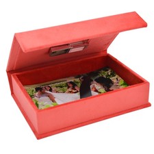 2025 Wedding Photo Storage Box Suitable for USB Stick Family Souvenir Album