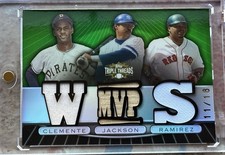 2007 Topps Triple Threads Roberto Clemente Jackson  World Series MVP Relic /18