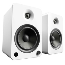 Kanto YU6MW Matte White Powered Speakers with Bluetooth Phono Preamp