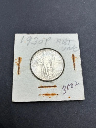 1930 P - Quarter -  UNC  - Full Head - $1.99 Shipping