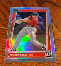 2021 Donruss Optic - Triston Casas  RATED PROSPECT Holo Prizm SILVER #RP-12