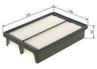 Bosch Luftfilter F 026 400 587 FüR Hyundai