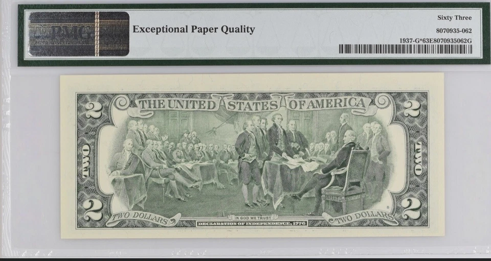 2003 $2 FRN PMG 63EPQ - G00000092* Birthyear 1992 - Image 3 of 3