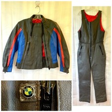Vintage BMW Motorrad Suit Jacket and Overalls Motorcycle Outfit 39 Chest S Biker