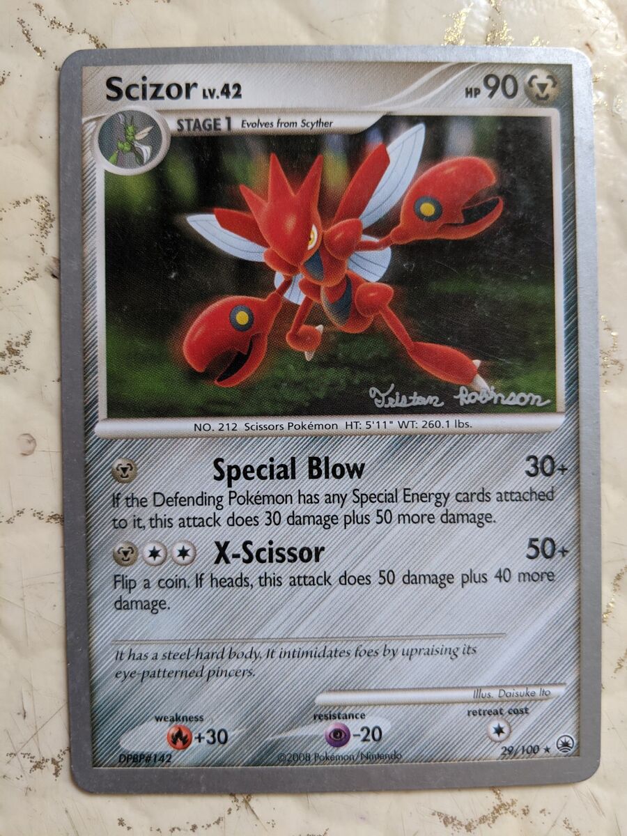 Pokemon TCG Scizor LV.42 29/100 2008 World Championships Pokemon TCG Scizor LV.42 29/100 2008 World Championships